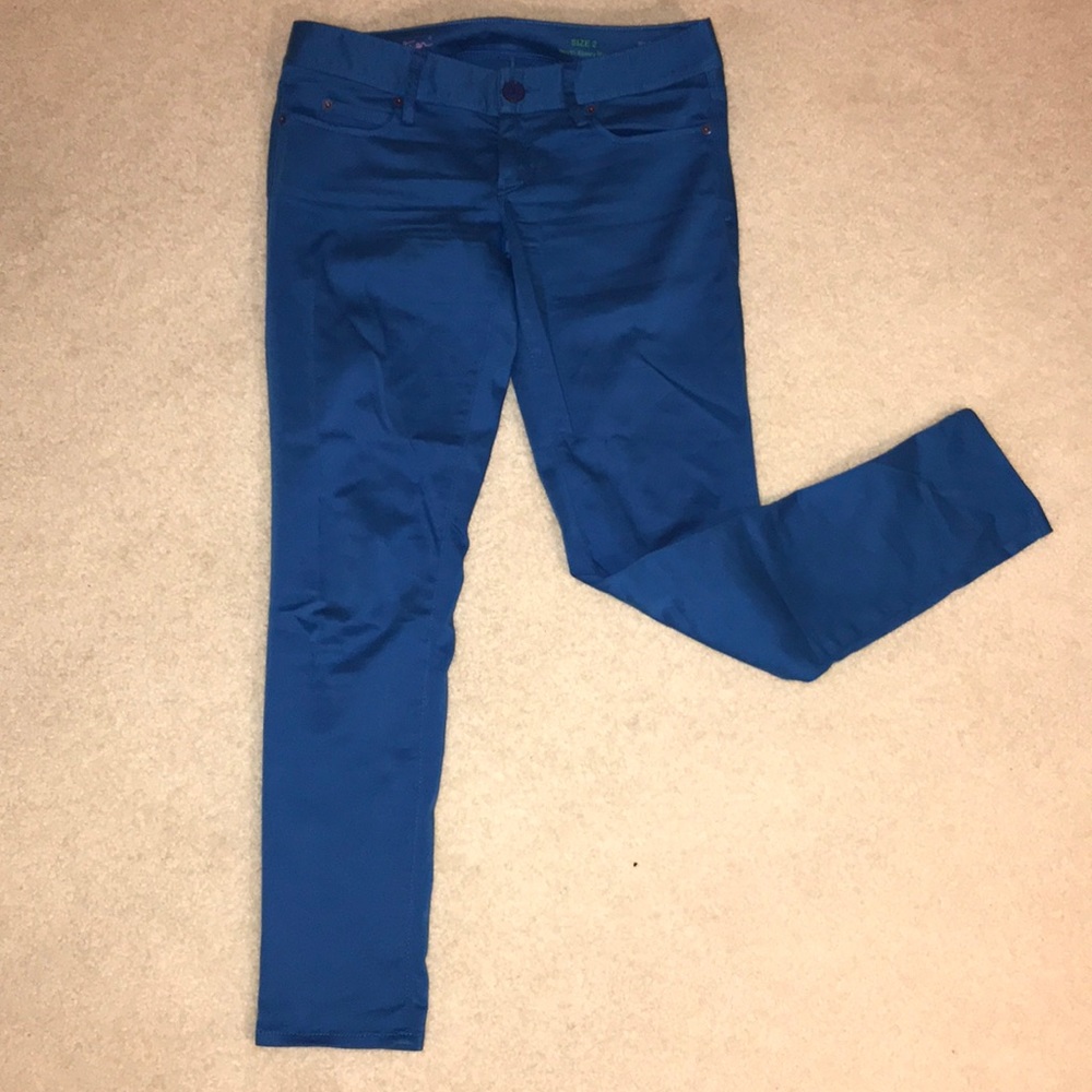 Royal Blue Worth Skinny Mini “jeans”